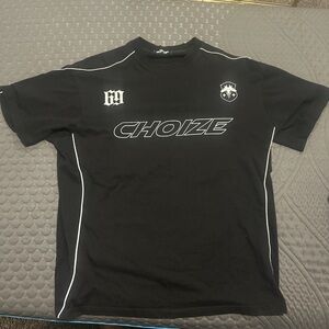 Choize Black T-Shirt with White Details